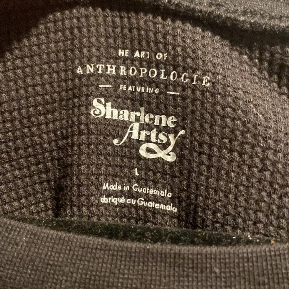 Dark grey long sleeve graphic shirt - Picture 3 of 4